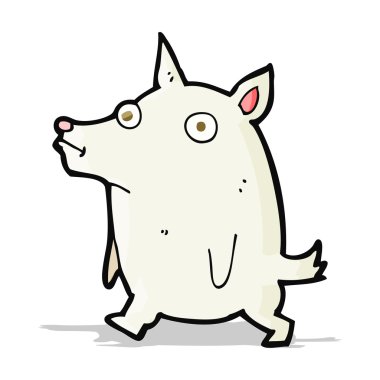 Çizgi film komik küçük köpek