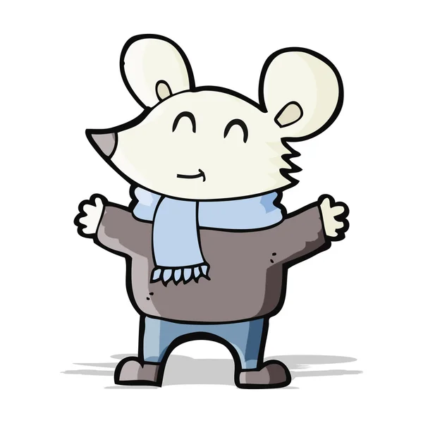 Souris de dessin animé — Image vectorielle