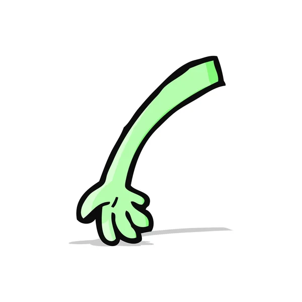 Cartoon monster arm — Stockvector