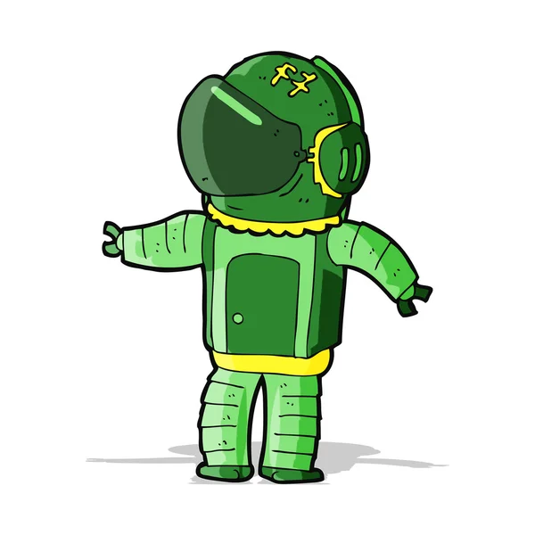 Astronauta de dibujos animados — Vector de stock