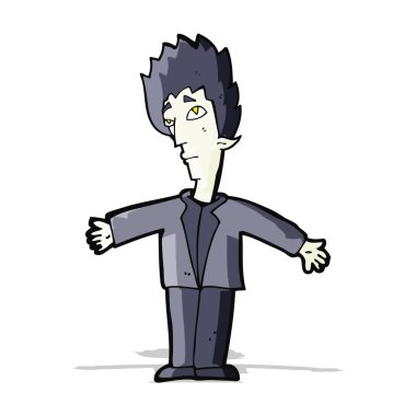 çizgi film vampire adam