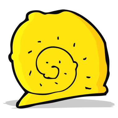 karikatür salyangoz kabuğu