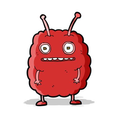 Çizgi film komik uzaylı canavar