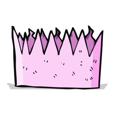 karikatür kağıt taç