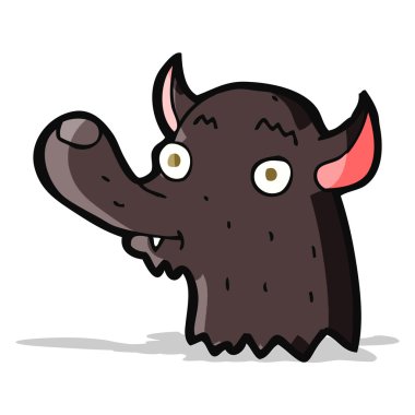 karikatür mutlu kurt