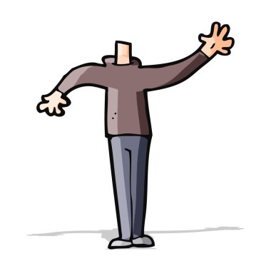 Cartoon erkek el vücut (mix ve maç karikatür veya kendi p eklemek