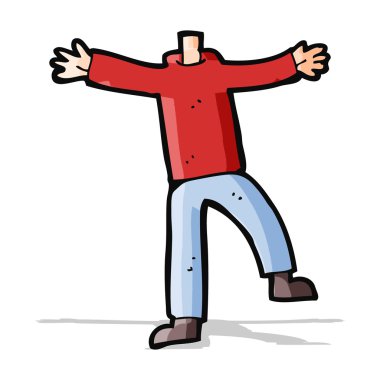 Cartoon erkek el vücut (mix ve maç karikatür veya kendi p eklemek