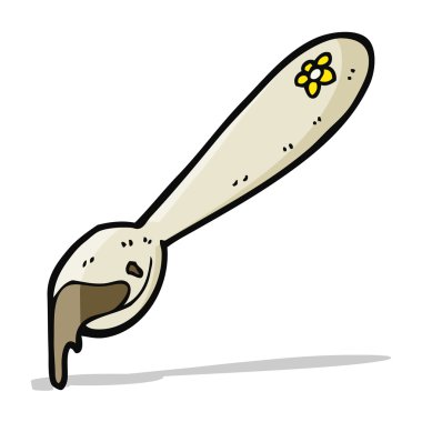 karikatür güveç kaşık