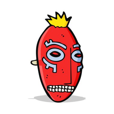 karikatür aşiret maskesi