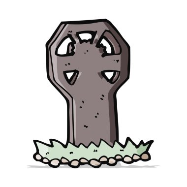 Çizgi Film ürkütücü mezar