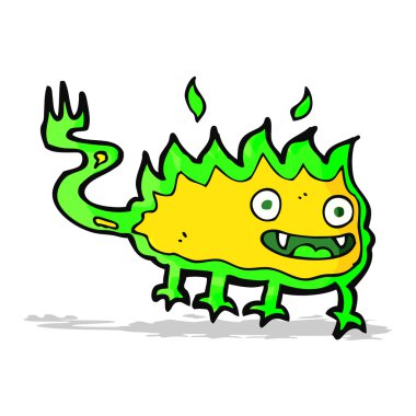 çizgi film küçük ateş şeytanı