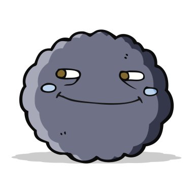 karikatür mutlu yağmur bulutu