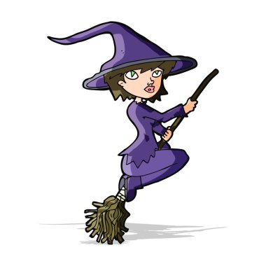 Süpürgeye binen cadı çizgi filmi