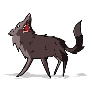 karikatür dayama kurt