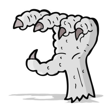 karikatür kuş pençe