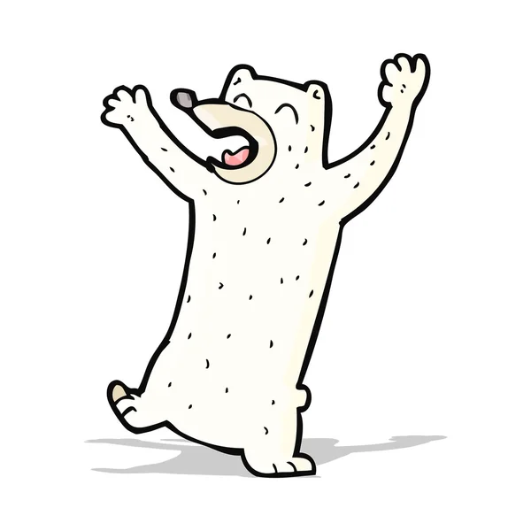 Cartoon-Eisbär — Stockvektor