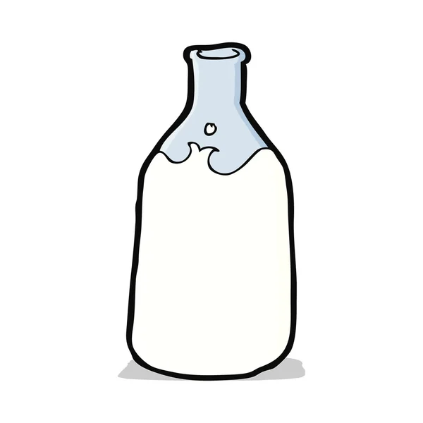 Botella de leche de dibujos animados — Archivo Imágenes Vectoriales