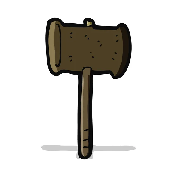 Cartoon gavel — Stock Vector