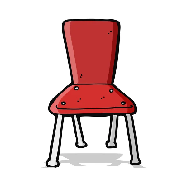 Cartoon alte Schule Stuhl — Stockvektor