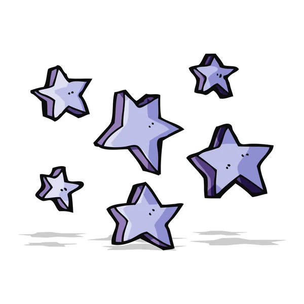 Estrellas de dibujos animados — Vector de stock