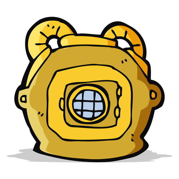 старый шлем глубоководного водолаза
