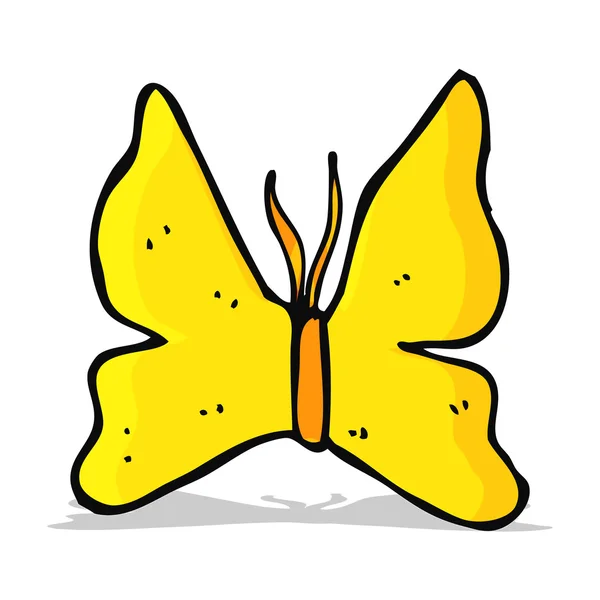 卡通蝴蝶符号 — 图库矢量图片