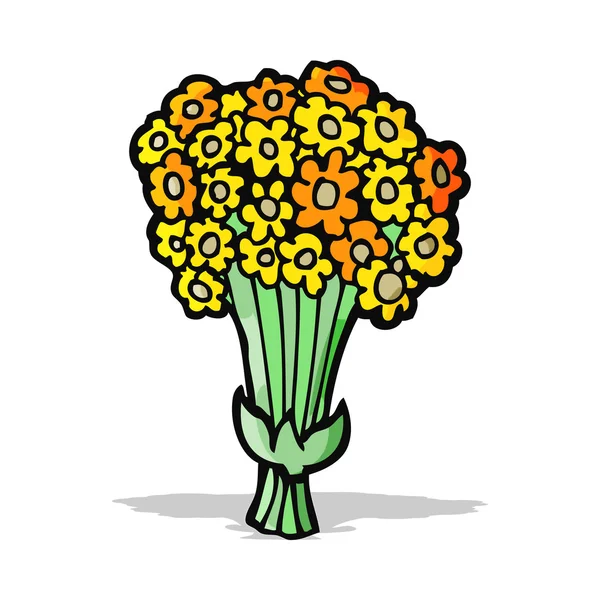 Kreslené květiny — Stockový vektor