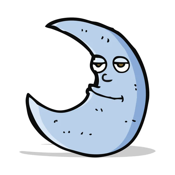 Happy cartoon moon — Stock Vector