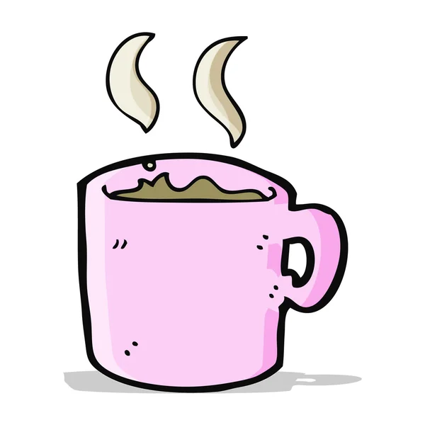 Tasse de dessin animé de café — Image vectorielle