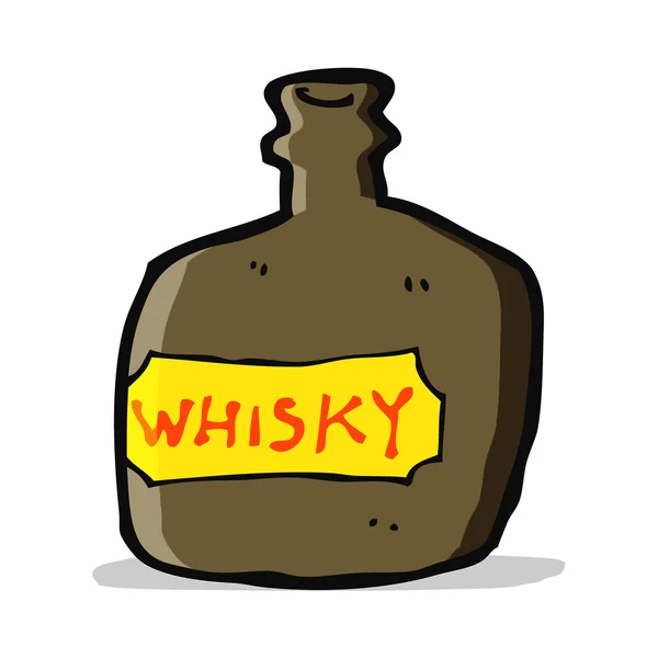 Cartone animato barattolo di whisky — Vettoriale Stock