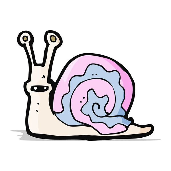 Escargot de bande dessinée — Image vectorielle