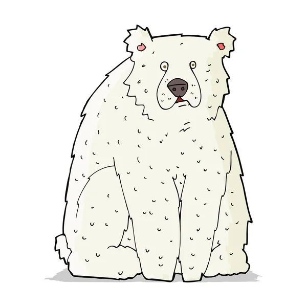 Tecknade roliga isbjörn — Stock vektor
