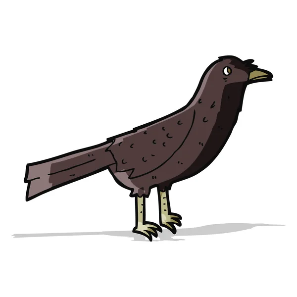 Cartoon crow — Stock Vector