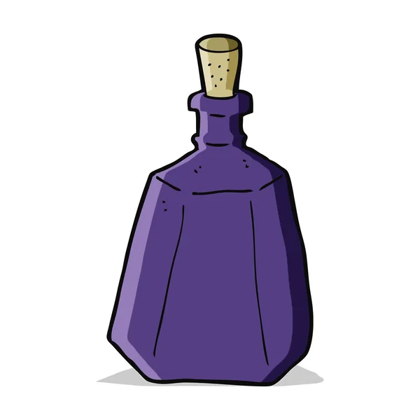 Botella de tinta de dibujos animados — Vector de stock