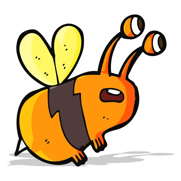 Cartoon bang bee — Stockvector