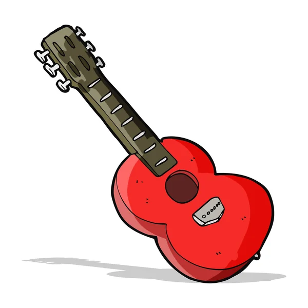 Cartoon-gitaar — Stockvector