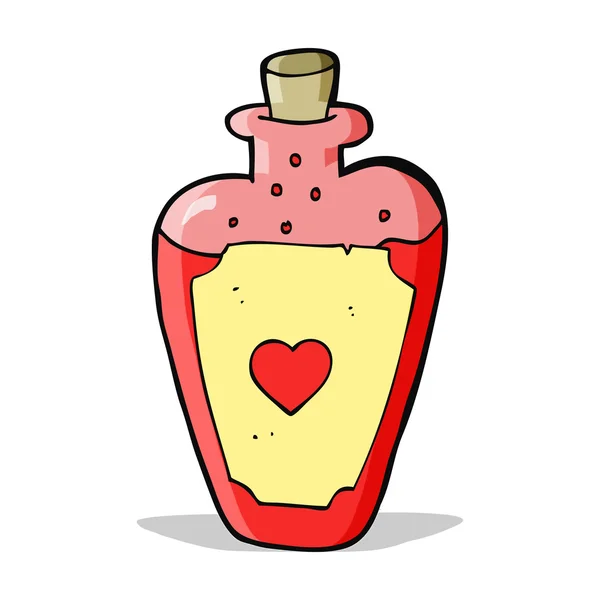 Potion d'amour dessin animé — Image vectorielle