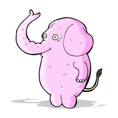 karikatür komik fil