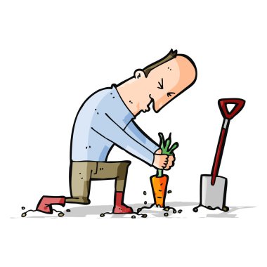 karikatür bahçıvan