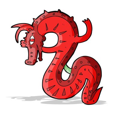 Sakson dragon karikatür