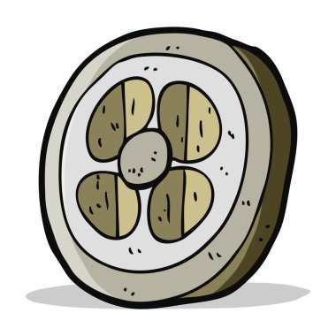 çizgi film Ortaçağ kalkan