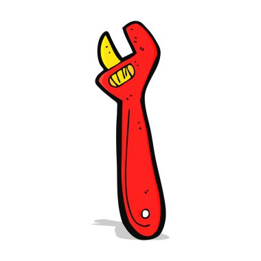 karikatür ayarlanabilir anahtarı