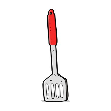 spatule de cuisine dessin animé