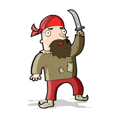 Cartoon piraat