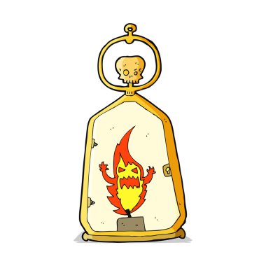 Çizgi Film ürkütücü fener