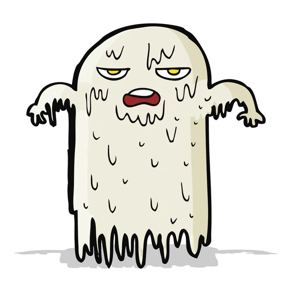 Cartoon slijmerige ghost — Stockvector