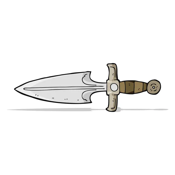 Cartoon dagger — Stock Vector