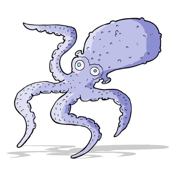 Cartoon bläckfisk — Stock vektor
