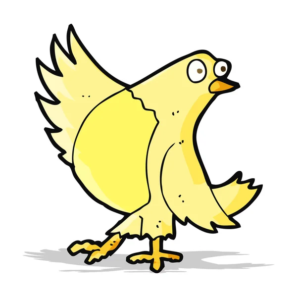 Kreslený tanec pták — Stockový vektor