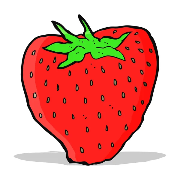 Caricature fraise — Image vectorielle